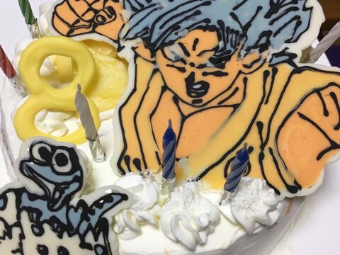 ドラゴンボールのキャラクターケーキ